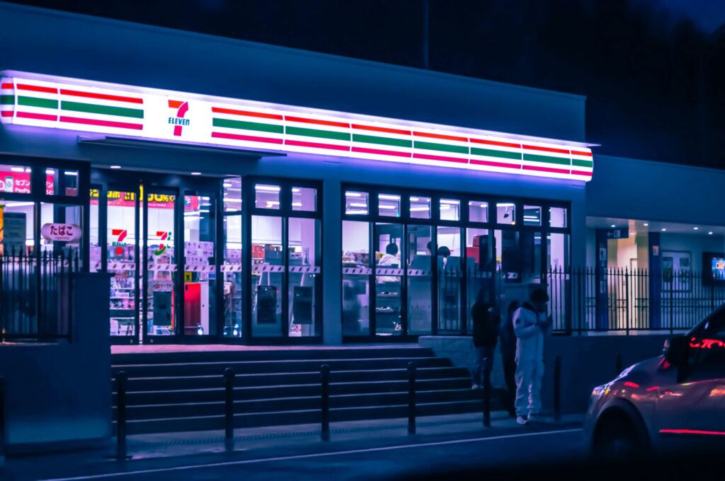 Convenience store in Japan  7-11