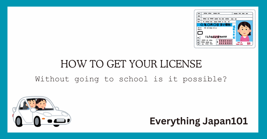 How to get Japanese drivers license without going to school